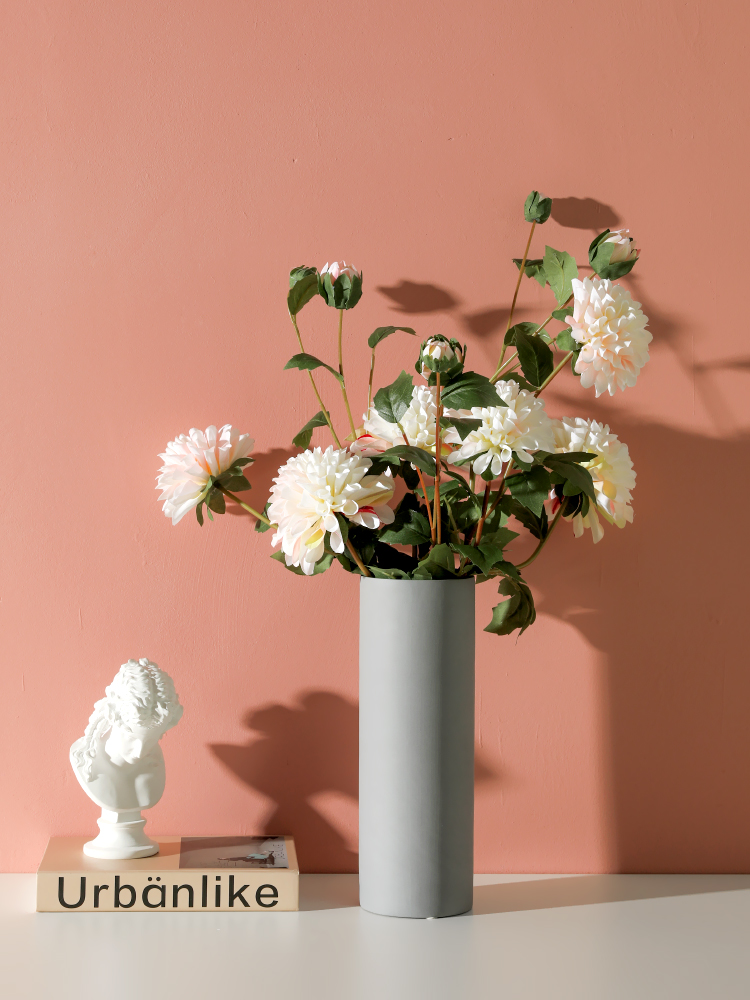 The Nordic straight ceramic vase furnishing articles at home sitting room ins contracted TV ark, porch is decorated flower implement arranging flowers