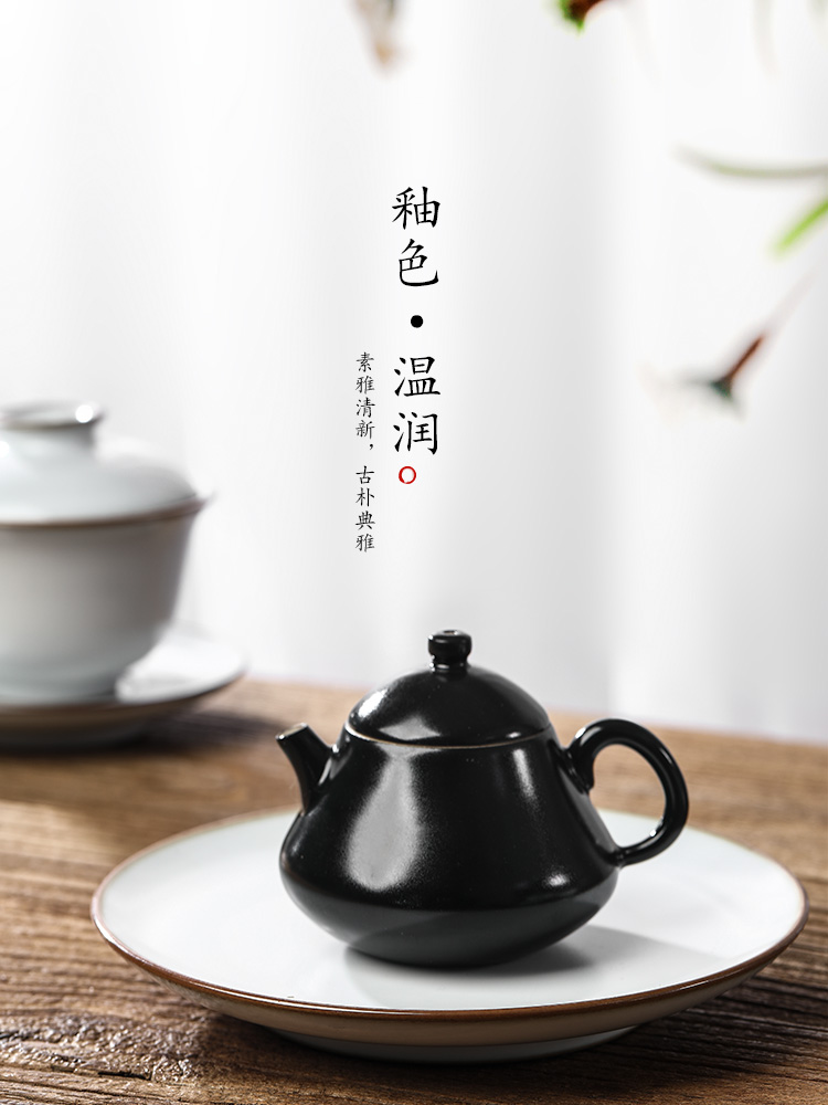 Jingdezhen your up pot of bearing dry Taiwan Japanese checking ceramic tea household cup mat ground tea accessories