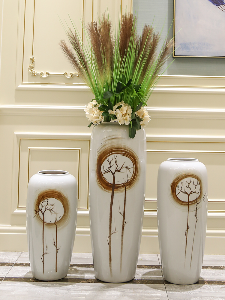 Jingdezhen ceramic large vases, I and contracted sitting room porch TV ark, flower arranging, soft outfit decoration furnishing articles