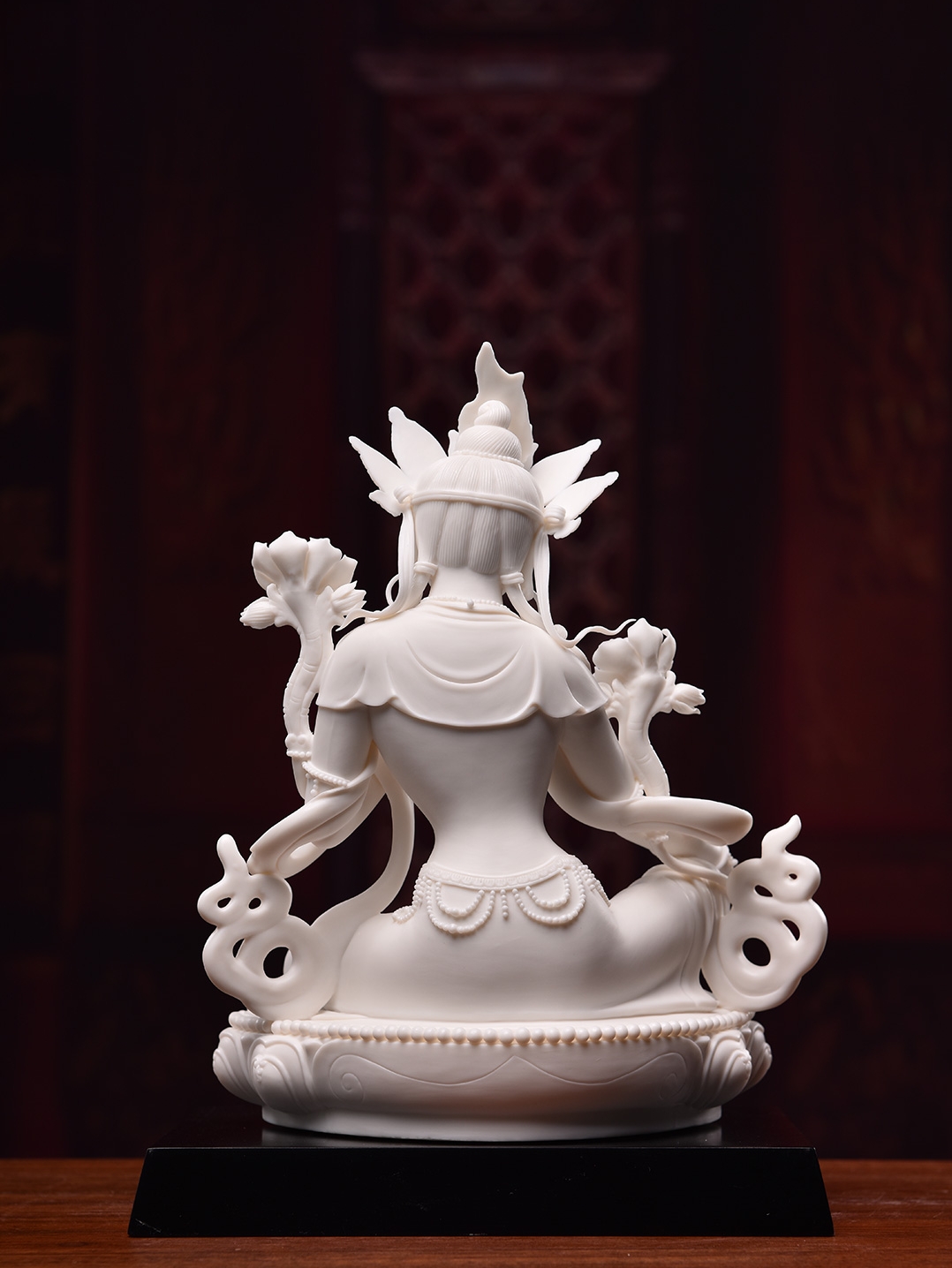 Yutang dai green tara ceramic sect Buddhism guanyin Buddha enshrined household its art furnishing articles at home