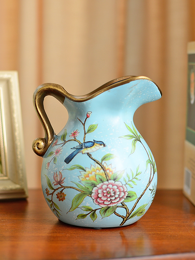 Ceramic floret bottle artical sitting room adornment is placed simulation flower art suit dry flower arranging flowers, household act the role ofing is tasted