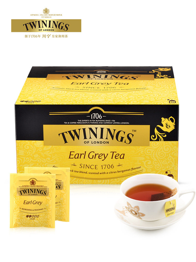 英国皇室御用,twinings 川宁 豪门伯爵红茶50袋100g32元包邮