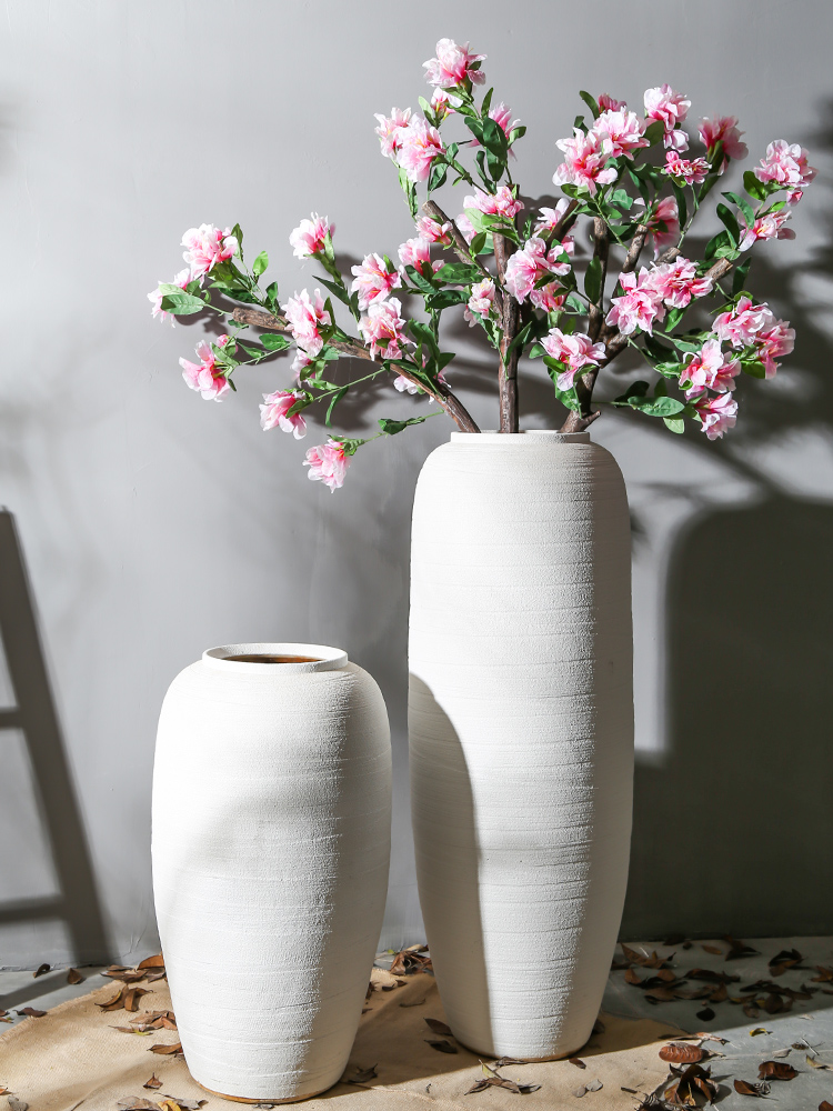 Jingdezhen restoring ancient ways of large vase hotel living room coarse some ceramic porcelain flower implement club coffee shop furnishing articles