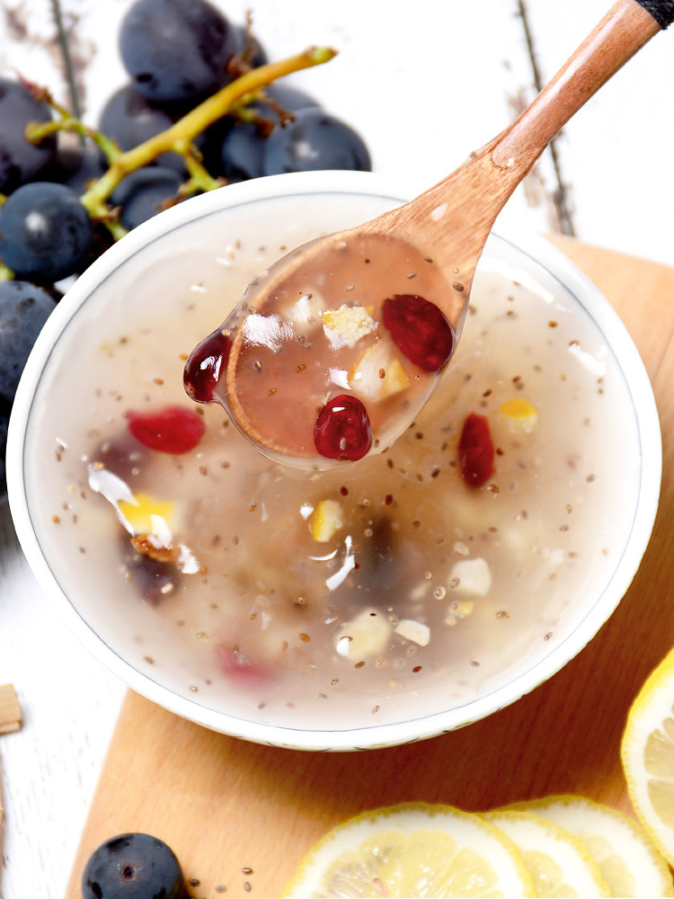 杭州特产,三家村 奇亚籽水果藕粉520g19.9元包邮(需领券)