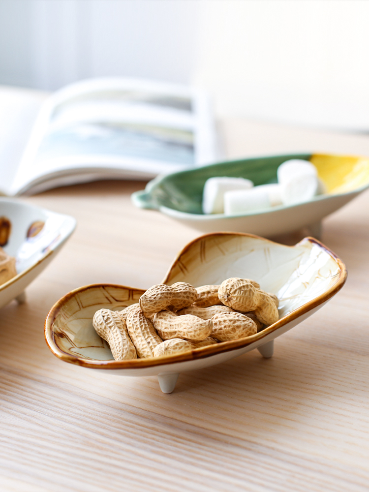 Sichuan island house creative lovely special - shaped ceramic bowls of household single bowl dessert snacks bowl of fruit salad bowl