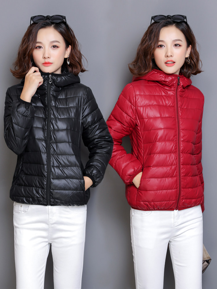  Cotton Ms. 2019Years New Winter Thin Down Padded Korean Loose Student Short Small Cotton-padded jacket Coat   