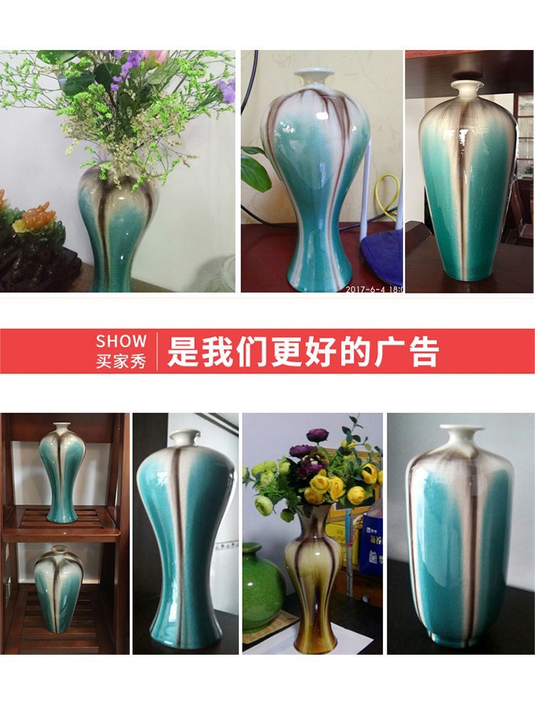 Merry archaize of jingdezhen ceramics up crack glaze vase creative home furnishing articles yb5 sitting room ornament