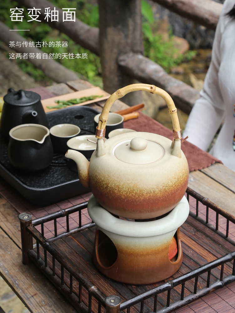 煮茶炉功夫茶具电陶炉酒精炉煮茶器日式温酒器陶瓷酒精灯烧水茶壶