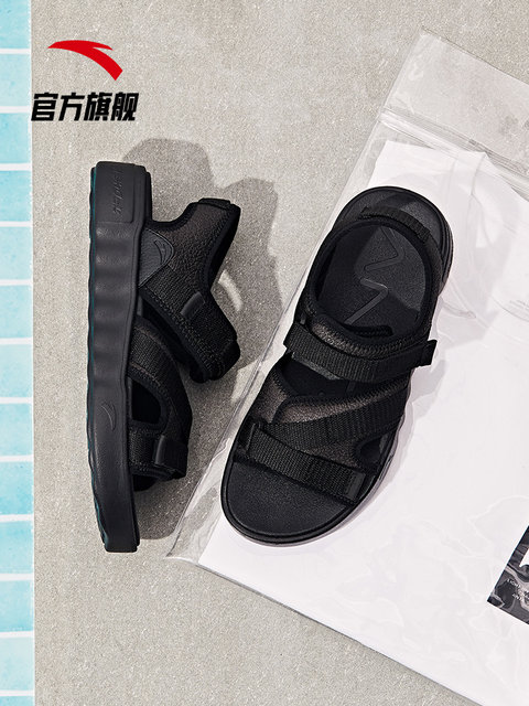 Anta sandals men's shoes 2020 summer new trend soft bottom outdoor casual sports shoes men's beach shoes Anta sandals men's shoes 2020 summer new trend soft bottom outdoor casual sports shoes men's beach shoes