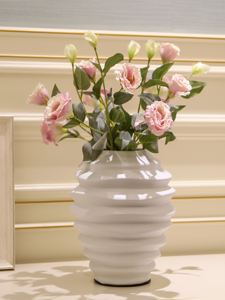 Modern light key-2 luxury ceramic vase mesa place sitting room porch TV ark, simulation flower arrangement, decoration decoration