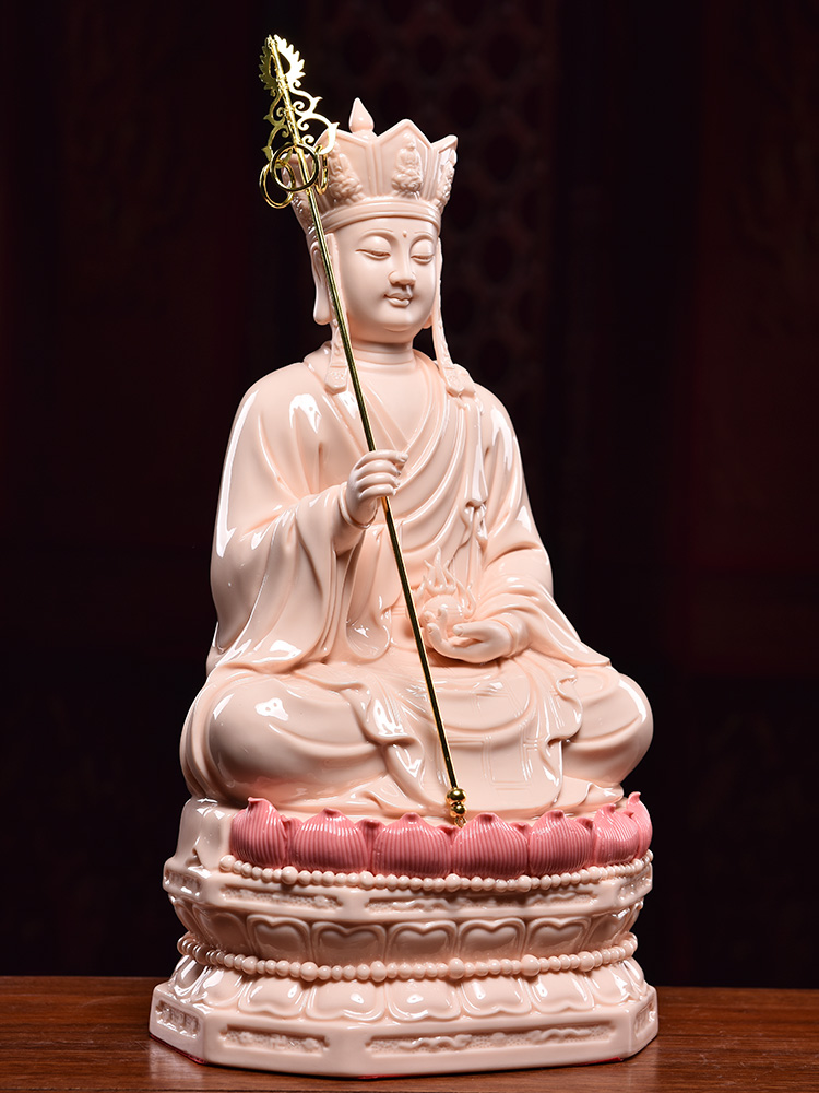 Yutang dai ceramic like like ksitigarbha bodhisattva earth treasure of Buddha enshrined that occupy the home furnishing articles of Chinese style living room decorative arts and crafts