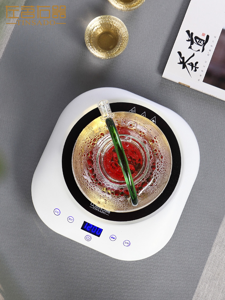 .mute the ZuoMing right, the electric TaoLu boiling tea stove small tea ware insulation kettle steamed tea home smart tea set