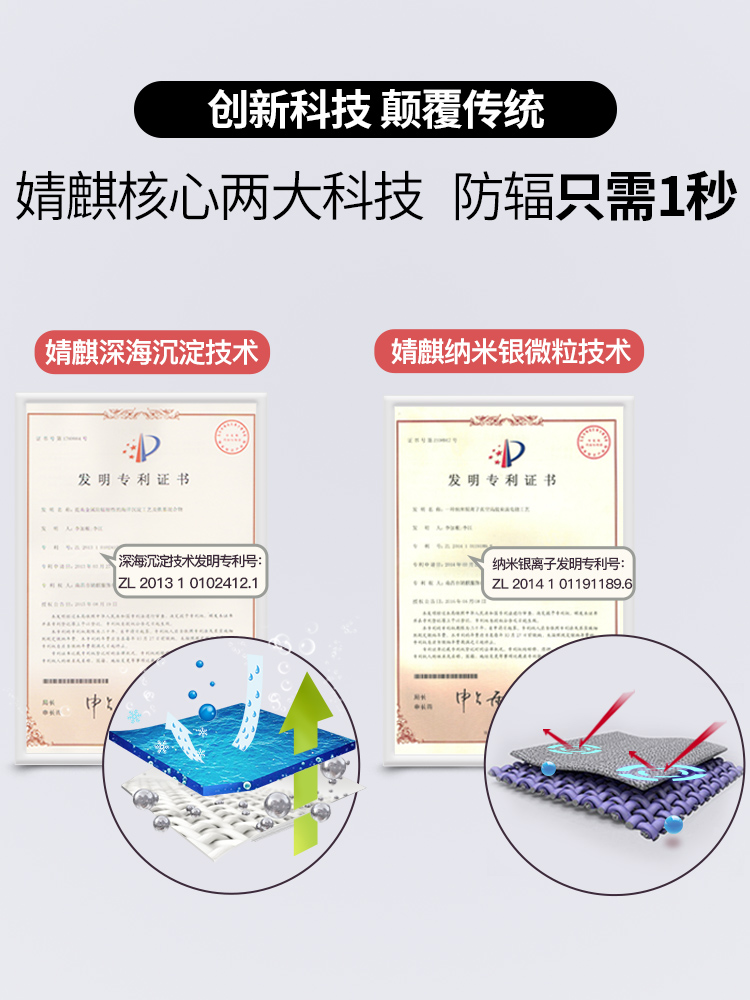 Jing jiaqi radiation protection suits maternity authentic female chinese-style chest covering during pregnancy pregnant women radiation protection clothes to wear to work within the invisible
