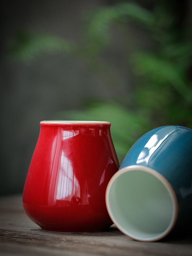 Su household ceramic tea six gentleman 's suit kung fu tea accessories ChaGa teaspoons creative furnishing articles