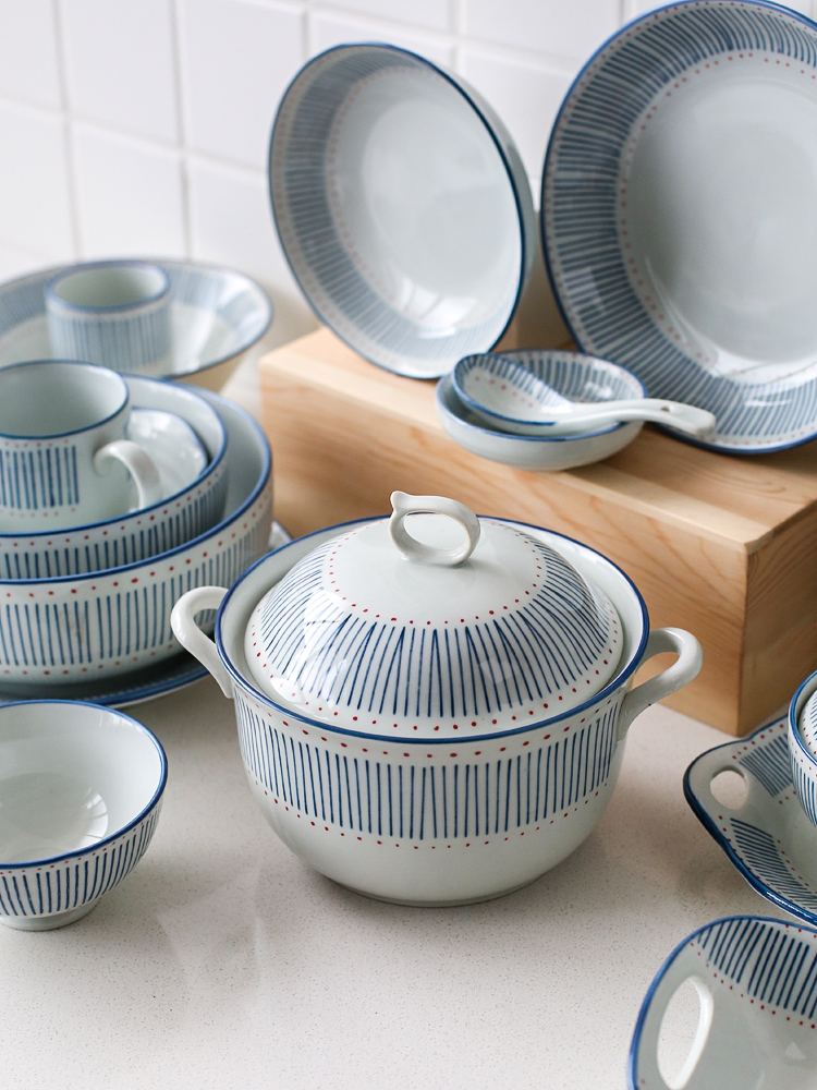 Sichuan in the fishing Japanese - style tableware bowl dish individual creative move of household ceramic bowl rainbow such as bowl bowl of my ears
