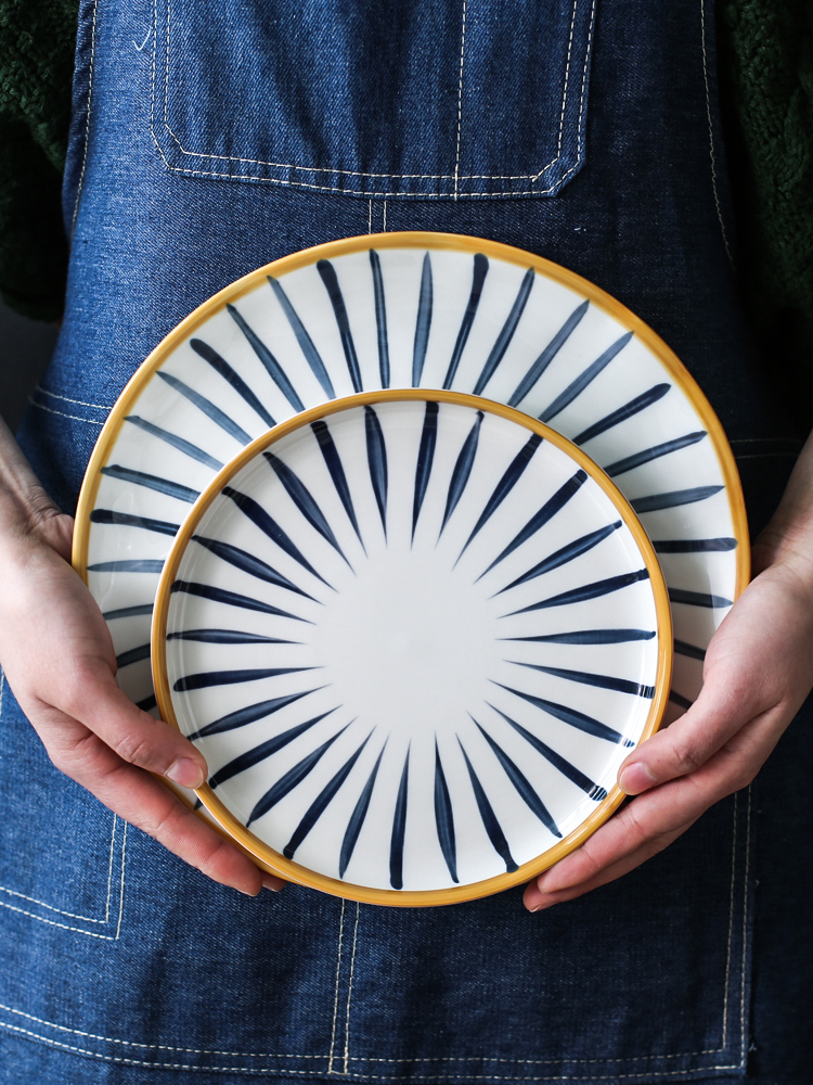 Sichuan in Japanese ceramics tableware dish dish dish dish household creative web celebrity fruit bowl western food dish dumpling dish