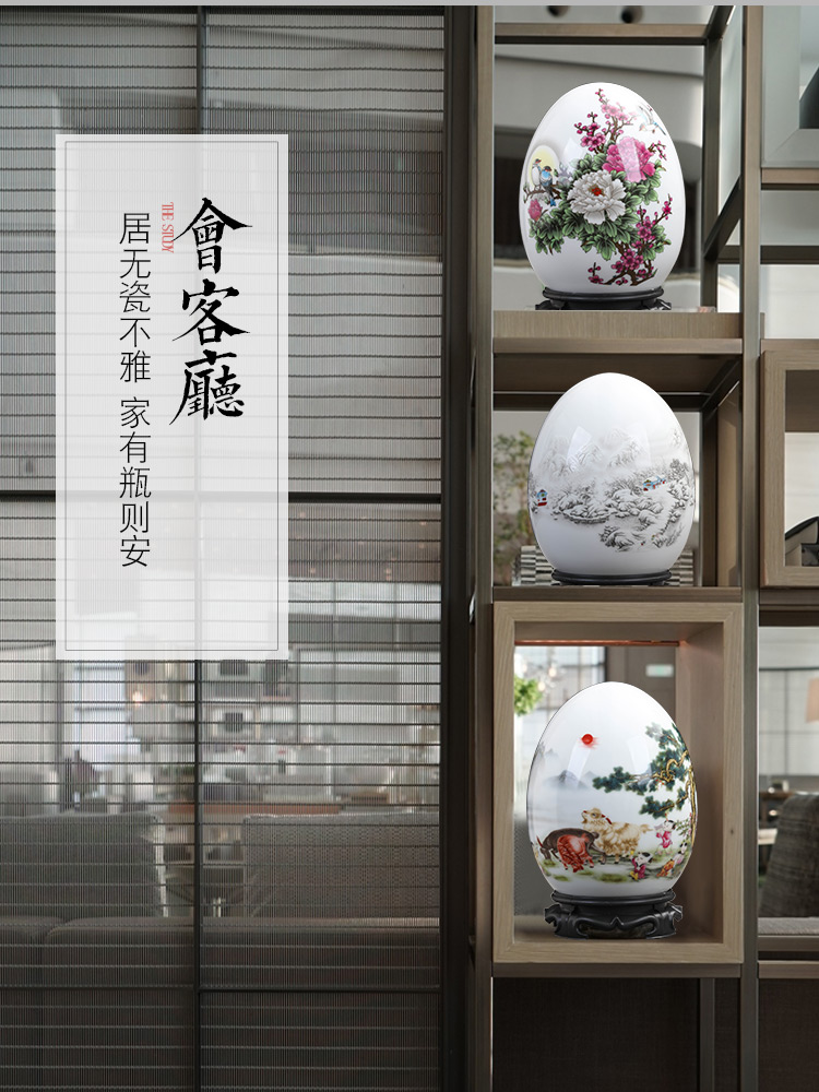 Jingdezhen ceramic vase furnishing articles sitting room adornment small ornament creative wine ark, of Chinese style household adornment furnishing articles