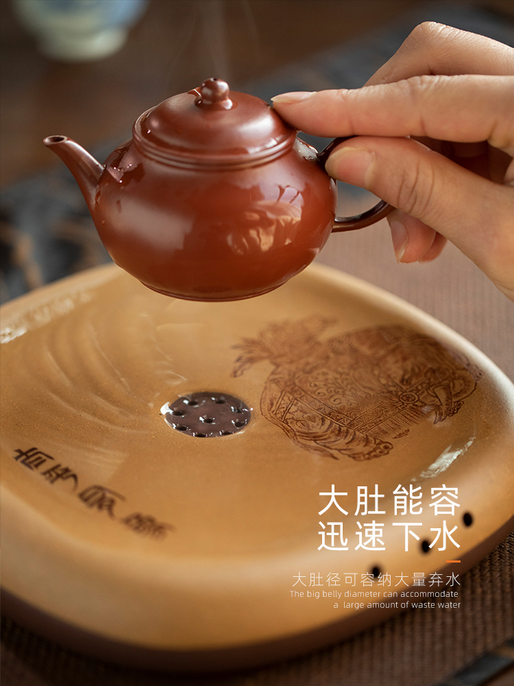 All hand period of taiping mud is like a pot of bearing dry mercifully a pot of tea accessories kung fu tea tea base