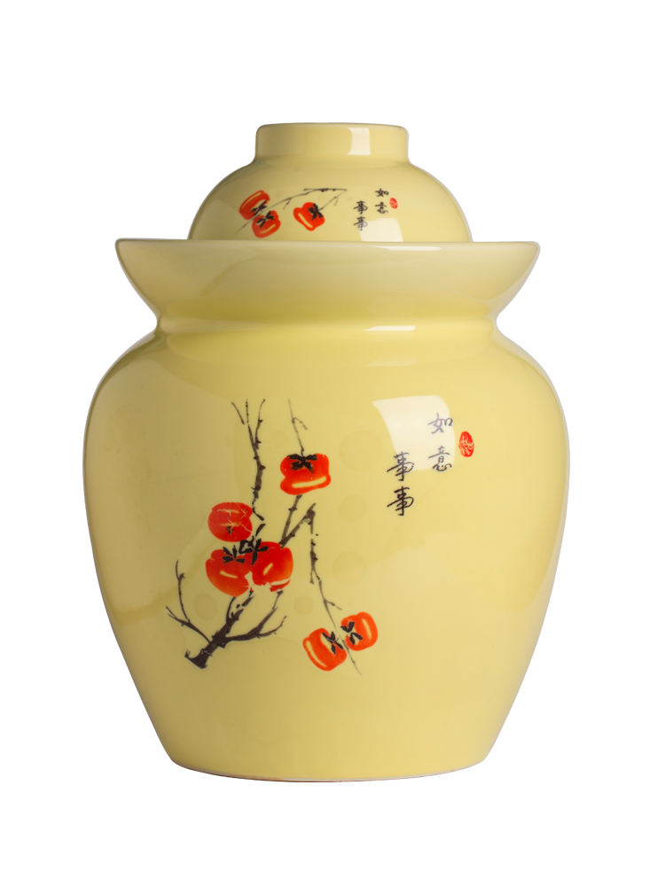 Kimchi ceramic household thickening earthenware seal pot in sichuan pickle sauerkraut small beer ferment tank pickle jar