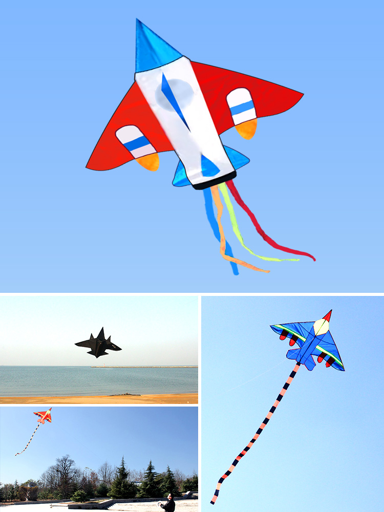 Baxter kite weifang kite children toy small long tail fighter aircraft combat aircraft cartoon easygroup kite