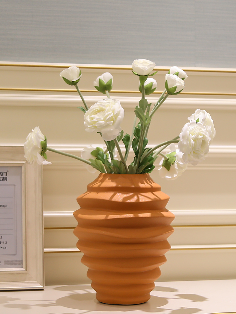 Modern light key-2 luxury ceramic vase mesa place sitting room porch TV ark, simulation flower arrangement, decoration decoration