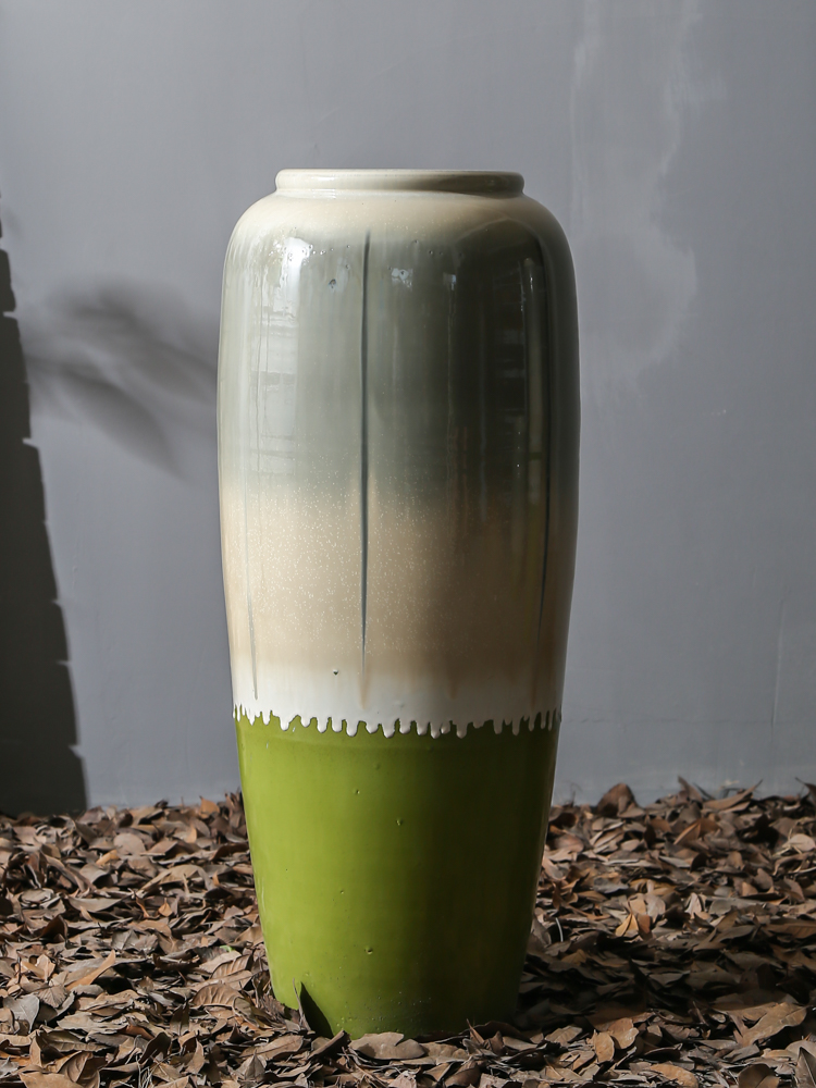Jingdezhen ceramic restoring ancient ways furnishing articles of large vase household adornment I and contracted sitting room simulation flower art flower arranging