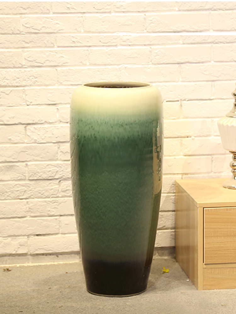 Jingdezhen contracted and I sitting room of large vase hotel ceramic flower flower implement simulation floral arrangements furnishing articles