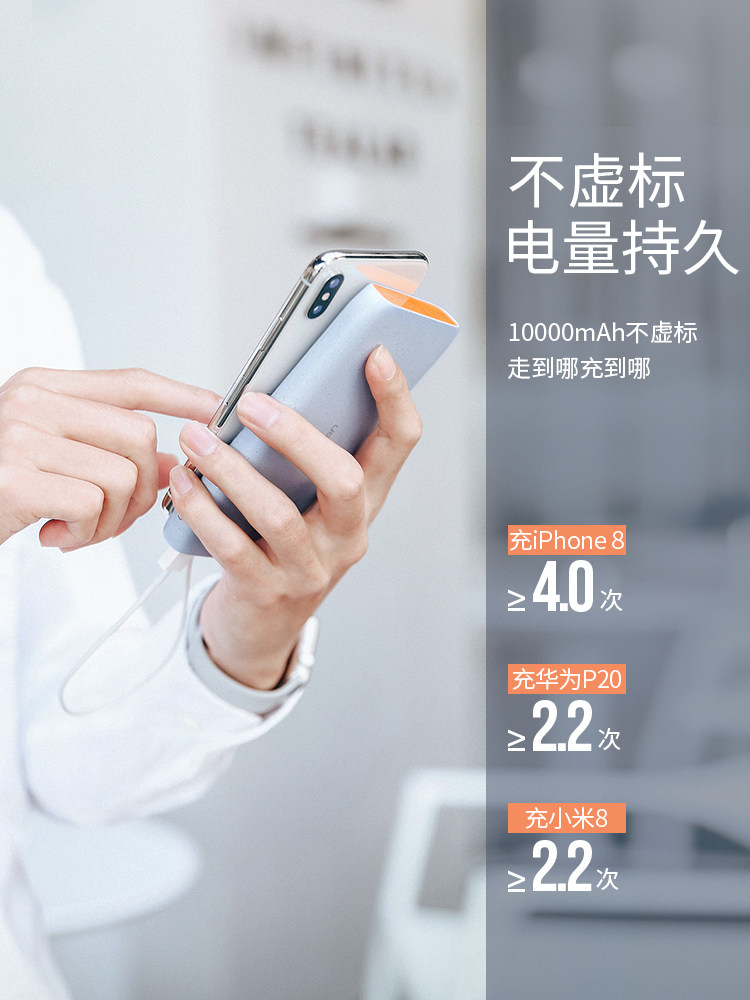 UGREEN 绿联 PB133 充电宝 移动电源 10000mah 天猫优惠券折后￥39包邮（￥69-30）多色可选