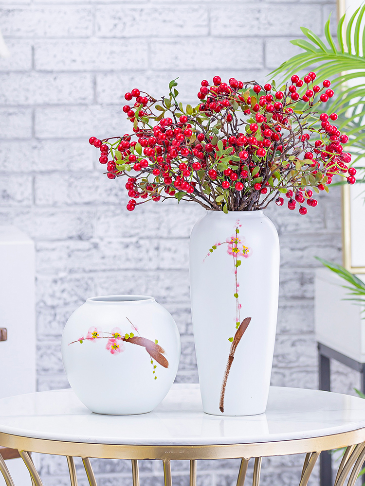 Jingdezhen ceramic vases, I and contracted the new Chinese style flower adornment of the sitting room porch of TV ark, wine furnishing articles