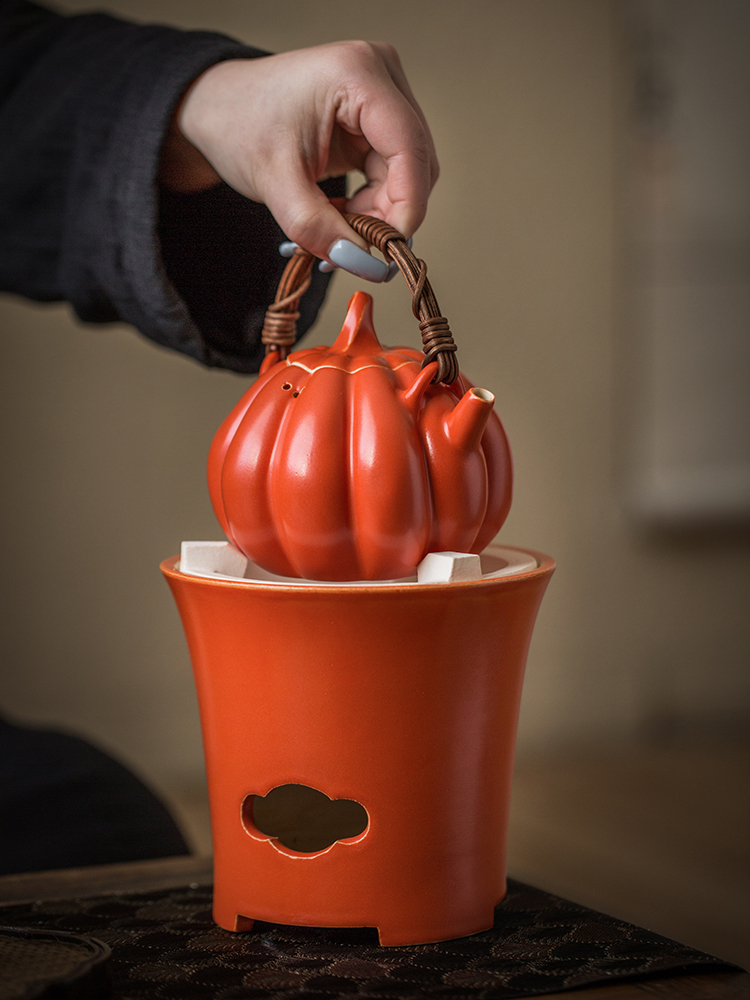 Cloud (alum red ceramic side the boiling kettle household girder ceramic POTS white tea, the tea, the electric TaoLu boiled tea ceramic furnace