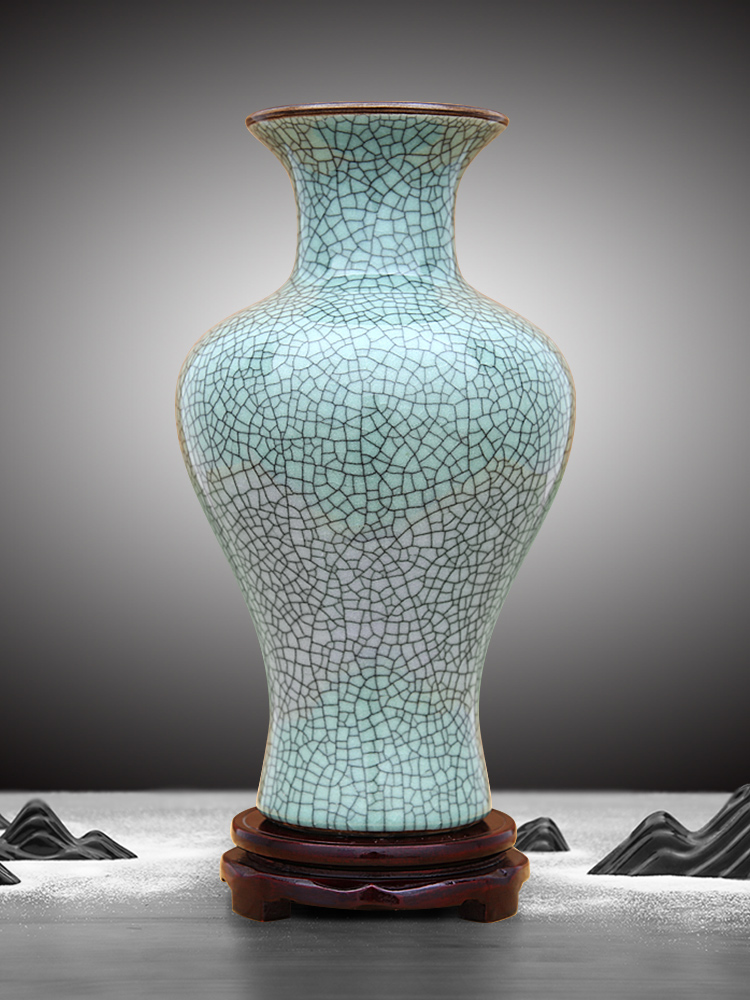 Jingdezhen ceramic vase furnishing articles is Chinese style of the ancients up sitting room home decoration flower arrangement craft bottles