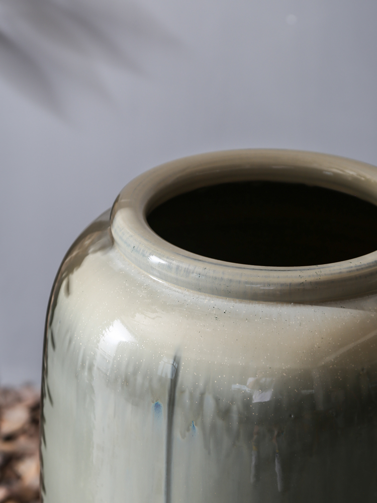 Jingdezhen ceramic restoring ancient ways furnishing articles of large vase household adornment I and contracted sitting room simulation flower art flower arranging