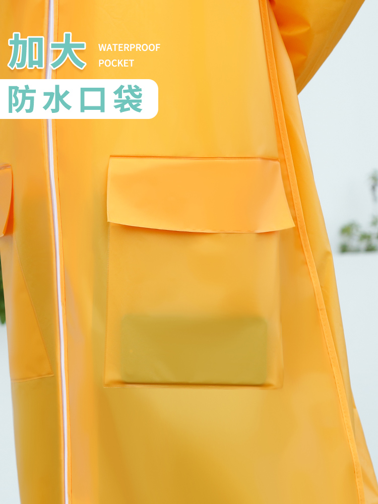 Raincoat for men and women, long, full-body, stylish, transparent, electric car, battery, car, single, adult, rainproof poncho