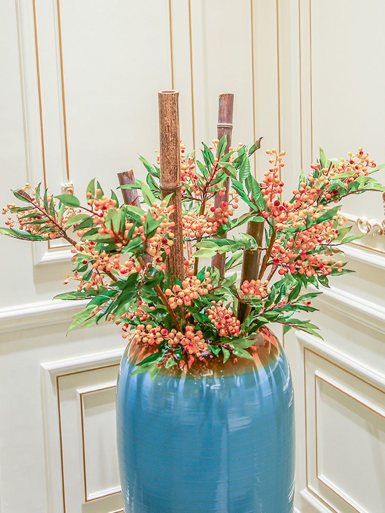 Jingdezhen ceramic vases, flower arrangement sitting room of the new Chinese style furnishing articles of dry flower, the European style of large I and contracted