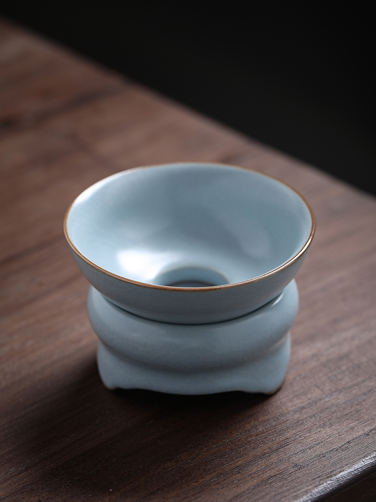 Your up) tea tea tea filter filter ceramic tea every other kung fu tea set tea service parts water separator