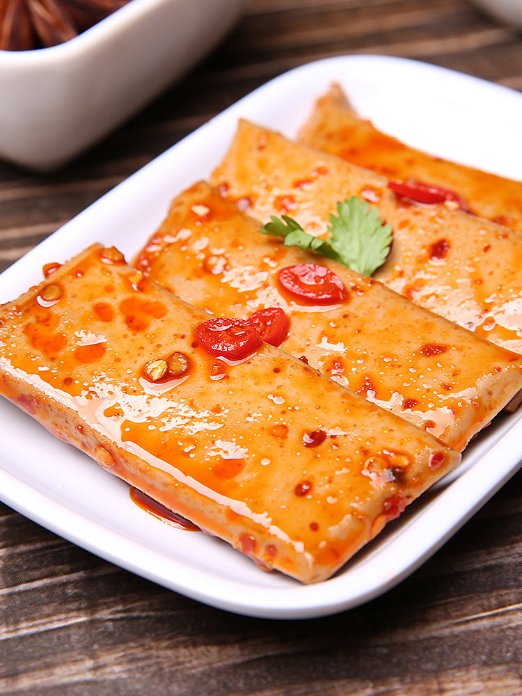 好巴食q弹麻辣豆腐干散装香辣豆干小零食小包装整箱休闲小吃食品