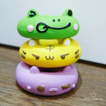 Dog Hearts Love Donuts oh ~ Q-Monster Natural Latex Vocal Toy Pet Toy