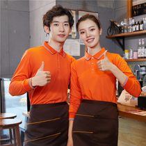 Custom Group corporate clothing lapel advertising polo shirt long sleeve T-shirt work clothing custom-made diy print logo