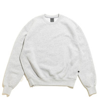 One tree DAIWA PIER39 TECH SWEAT CREW 21AW solid color loose plus velvet crewneck sweater