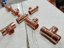 Cold storage air conditioning refrigeration pure copper pipe elbow Three-way oil return elbow 90 degree U-shaped elbow variable diameter direct connection butt joint