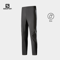 salomon salomon men's winter outdoor running pants lightweight waterproof SENSE HYBRID PANT