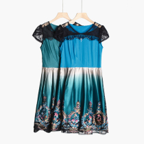 Clearance purchase#9 charm YG0A0027 diamond exquisite embroidery color slim dress female summer