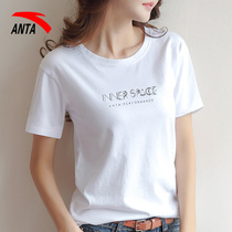 Anpedal Woman Short Sleeve 2022 Official Net Flagship Spring Summer New Lady Breathable Loose Speed Dry T-shirt 162027170