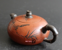 Yixing all handmade purple mud cinnabar clay teapot xi shi hu shi piao pao cha hu ceramic tea hua cha hu fang gu hu