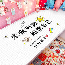 Desktop stickers desk Net red Cartoon Cartoon dormitory desktop stickers waterproof and oil-proof wallpaper self-adhesive refurbished net