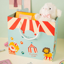 Gift bag Handmaids gift bag Three-eight Womens Day Gift bags ins Wind Birthday Gift Boxes Cute Cardboard Boxes Empty