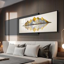 Living room decoration painting modern simple superposition sofa behind the hanging painting bedroom murals bedside atmosphere back to Jinshan