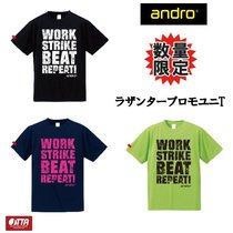 Japan andro onshore table tennis clothes men and women speed dry short sleeves T-shirt loose sports training jersey culture cardigan