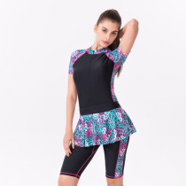 Swimsuit Women Conjoined Dress Style 50% Pants Flat Angle Display Slim Fit Comfort High Waist CUHK Yard Fashion Sexy Swimsuit