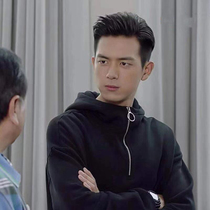 Hong Kong autumn and winter hooded clothes male 2021 star dear Li now same clothes loose coat Tide brand sweater